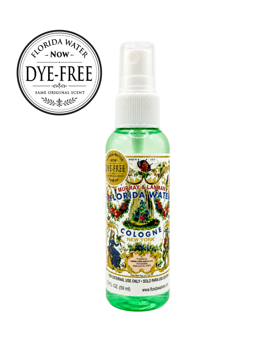 FLORIDA WATER COLOGNE SPRAY 2 OZ / CASE OF 12